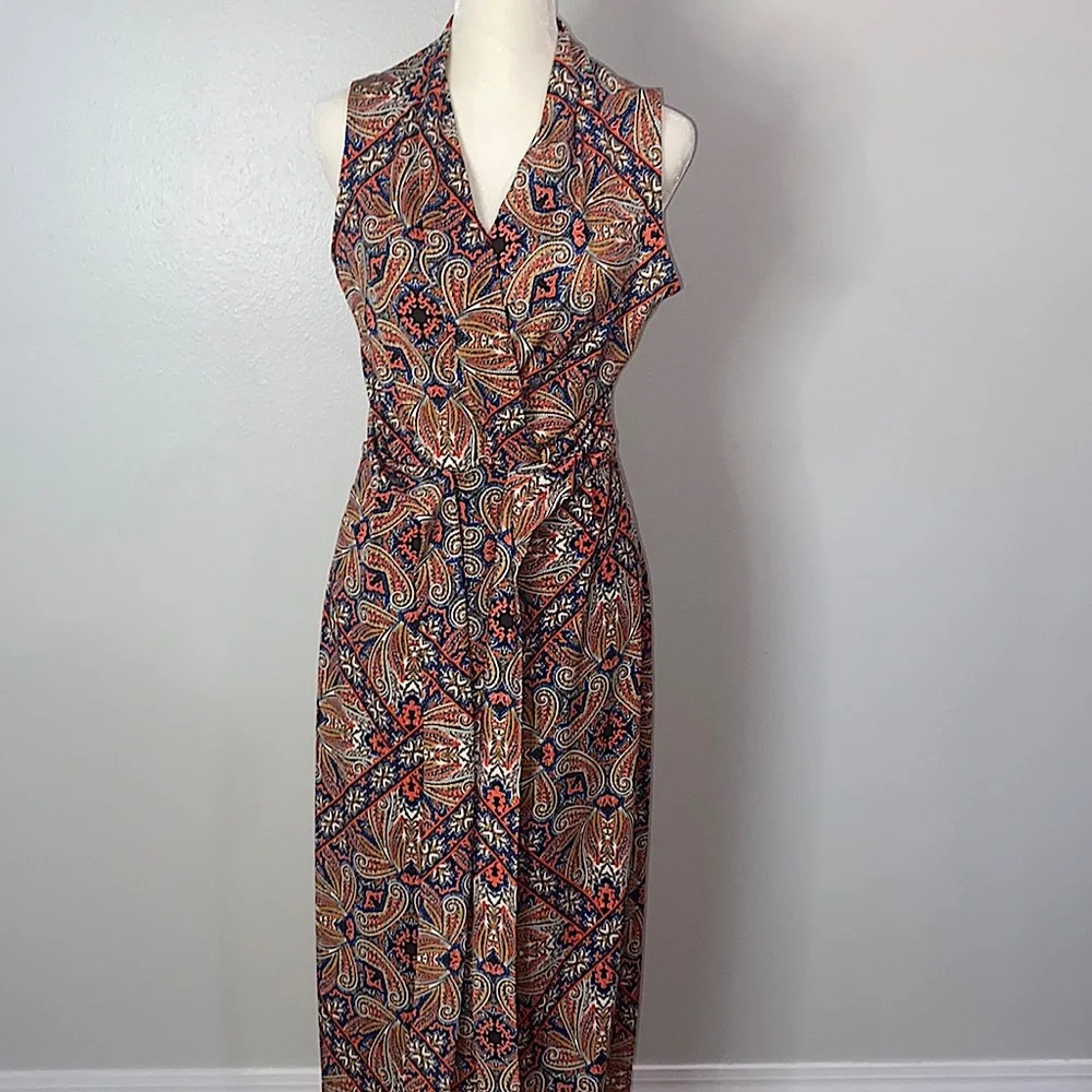 Nina Leonard maxi dress size small - Picture 2 of 7